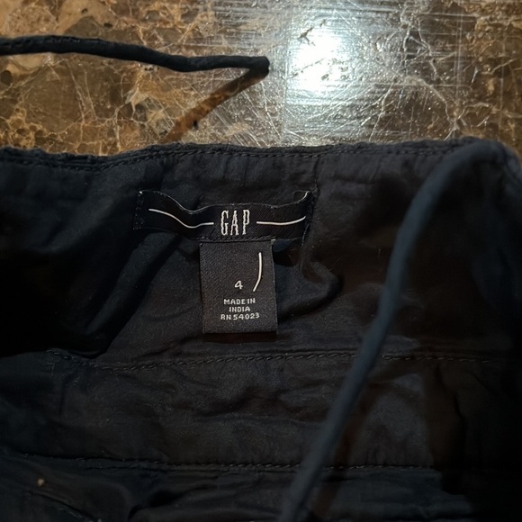 Gap summer dress size 4 navy ties on shoulders   A78 - Picture 3 of 4